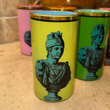 Roman Soldier Bust Brush Pot