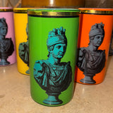 Roman Soldier Bust Brush Pot