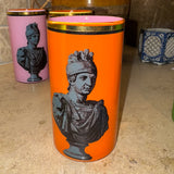 Roman Soldier Bust Brush Pot