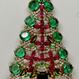 Czech Rhinestone Christmas Tree