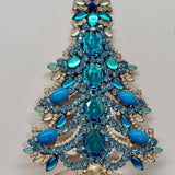 Czech Rhinestone Christmas Tree