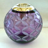 Lucy Cope Matchstriker Small Purple Trellis