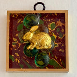 Acrylic Frame with Rabbit / Slight Imperfections