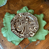 La Gallina Matta Maple Leaf Placemat | Artichoke Set of 12