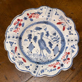 Decorative Blue Plate with Bird | Lisa Sandner