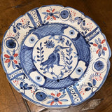 Decorative Blue Platter with Bird | Lisa Sandner
