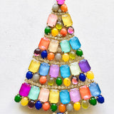 Czech Rhinestone Christmas Tree
