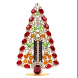 Czech Rhinestone Christmas Tree