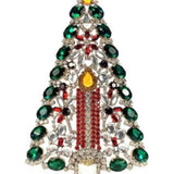 Czech Rhinestone Christmas Tree