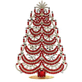 Czech Rhinestone Christmas Tree