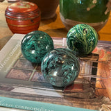 Paperweights by Globemaker Julia Forte TURQUOISE 2