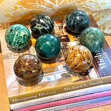 Paperweights by Globemaker Julia Forte TURQUOISE 2