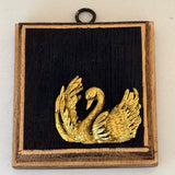Bourbon Barrel Frame with Swan