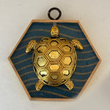 Acrylic Frame with Turtle / Slight Imperfections
