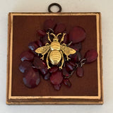 Wooden Frame with Grande Bee on Beads