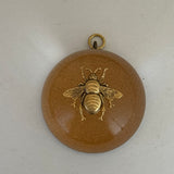Acrylic Dome with Glitter Paper and Grande Bee / Slight Imperfections