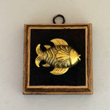 Bourbon Barrel Frame with Fish