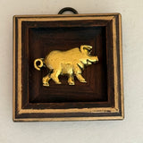 Wooden Frame with Pig