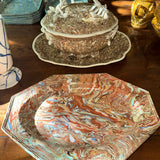 Marbled Octagon Platter
