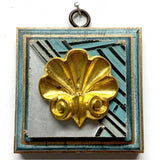Painted Frame with Shell on Coromandel