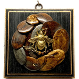 Wooden Frame with Grande Bee on Beads