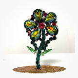 Spring Czech Rhinestone Flower