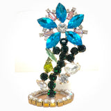 Spring Czech Rhinestone Flower