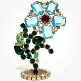 Spring Czech Rhinestone Flower