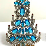 Czech Rhinestone Christmas Tree