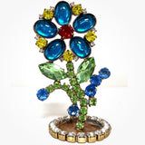 Spring Czech Rhinestone Flower