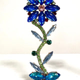 Spring Czech Rhinestone Flower