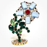 Spring Czech Rhinestone Flower
