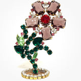Spring Czech Rhinestone Flower