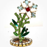 Spring Czech Rhinestone Flower