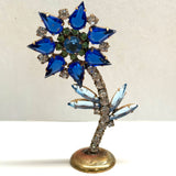 Spring Czech Rhinestone Flower