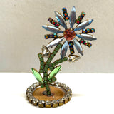 Spring Czech Rhinestone Flower
