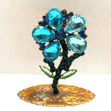Spring Czech Rhinestone Flower