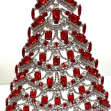 Czech Rhinestone Christmas Tree