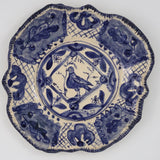 Decorative Blue Plate (Pigeon 27) | Lisa Sandner
