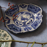 Decorative Blue Plate (Pigeon 27) | Lisa Sandner