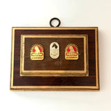 Wooden Frame with AKSARBEN pins 1983