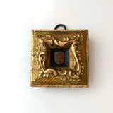 Wooden Frame with AKSARBEN Pin 1957