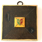 Wooden Frame with AKSARBEN Pin 1953