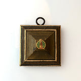 Wooden Frame with AKSARBEN Pin 1951