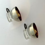 Painted Interior Silver Cup with Sparkle Bee
