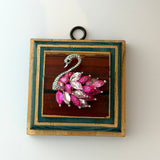 Painted Frame with Swan
