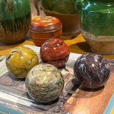 Paperweights by Globemaker Julia Forte MUSTARD 2