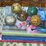 Paperweights by Globemaker Julia Forte EARTH TONE 2