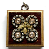 Wooden Frame with Napoleonic Bee