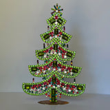 Czech Rhinestone Christmas Tree